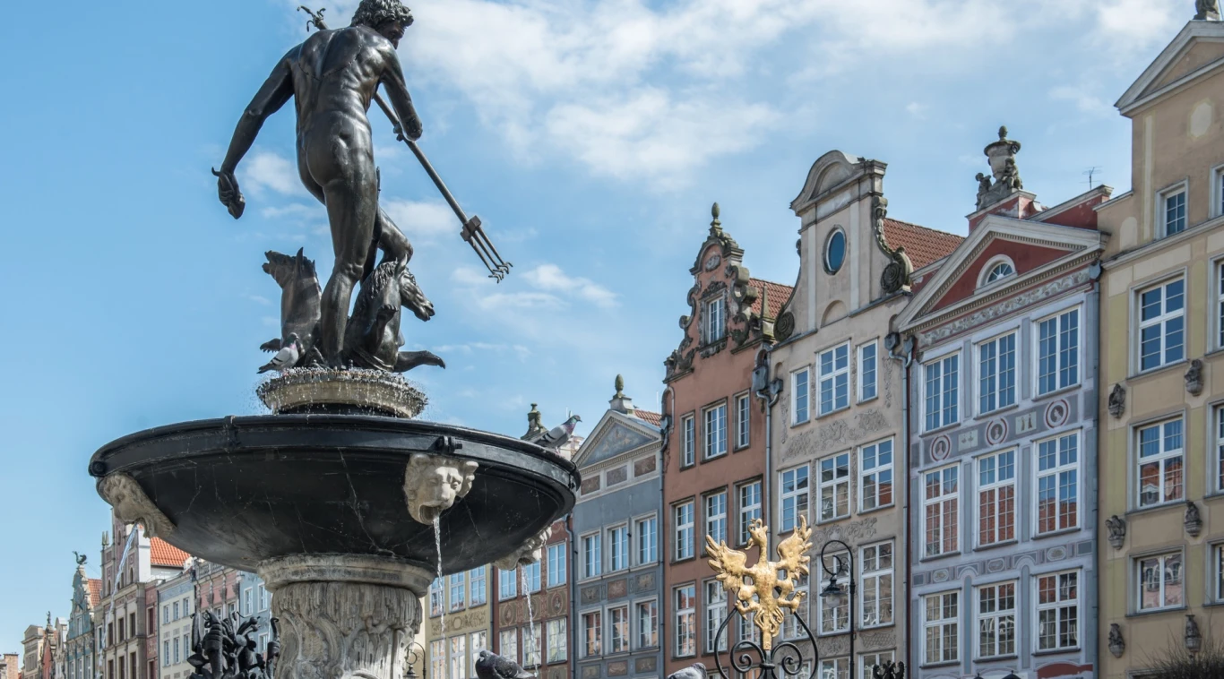 Fontanna Neptuna · Główne Miasto