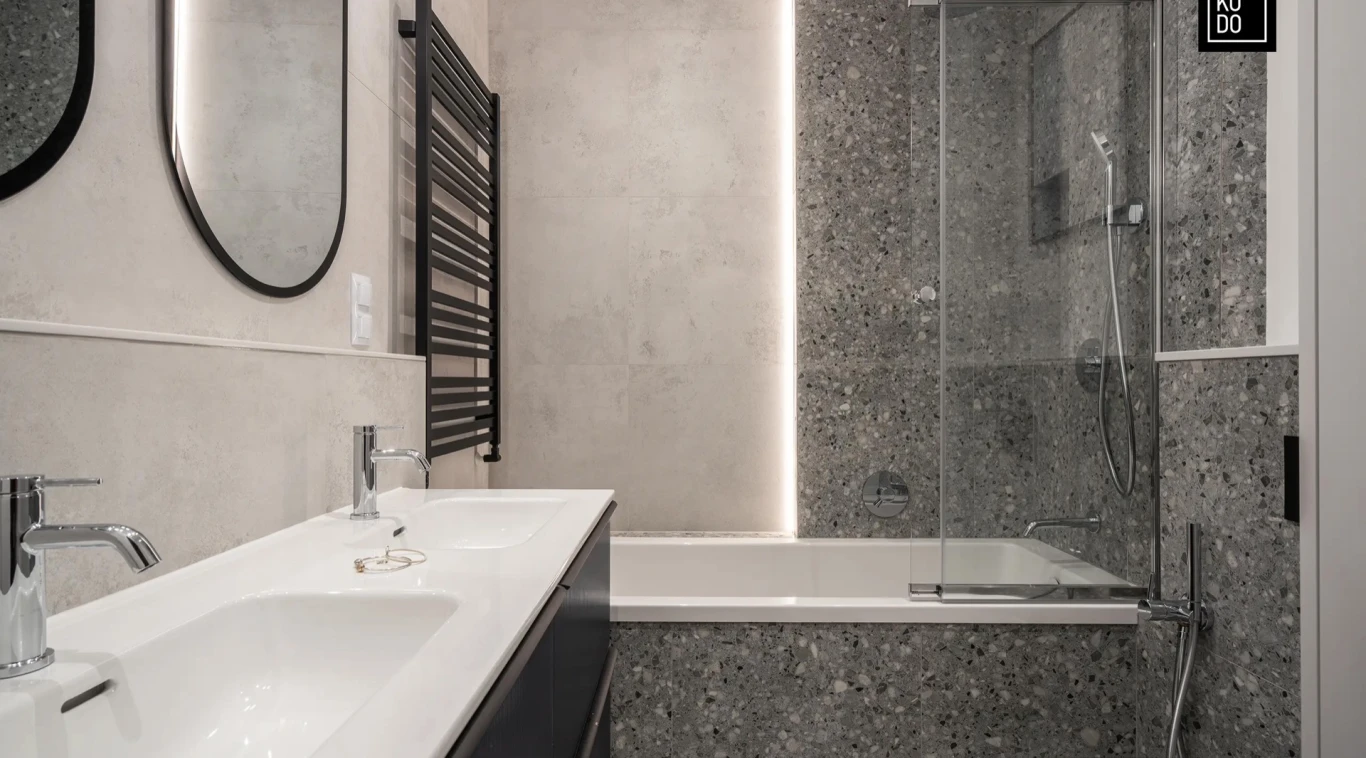 Łazienka z wanną w mieszkaniach Odea Park w Gdańsku