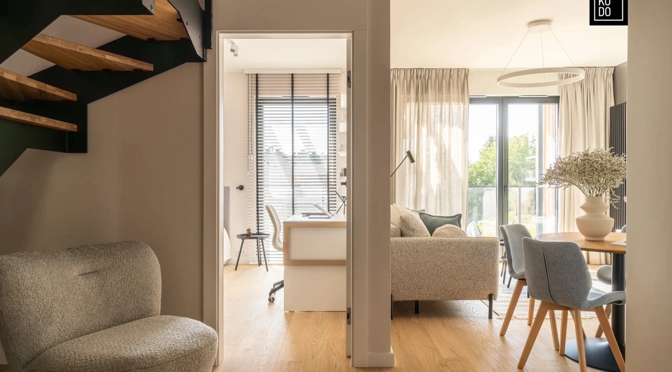 Aranżacja mieszkania w Odea Park, Gdańsk Aniołki