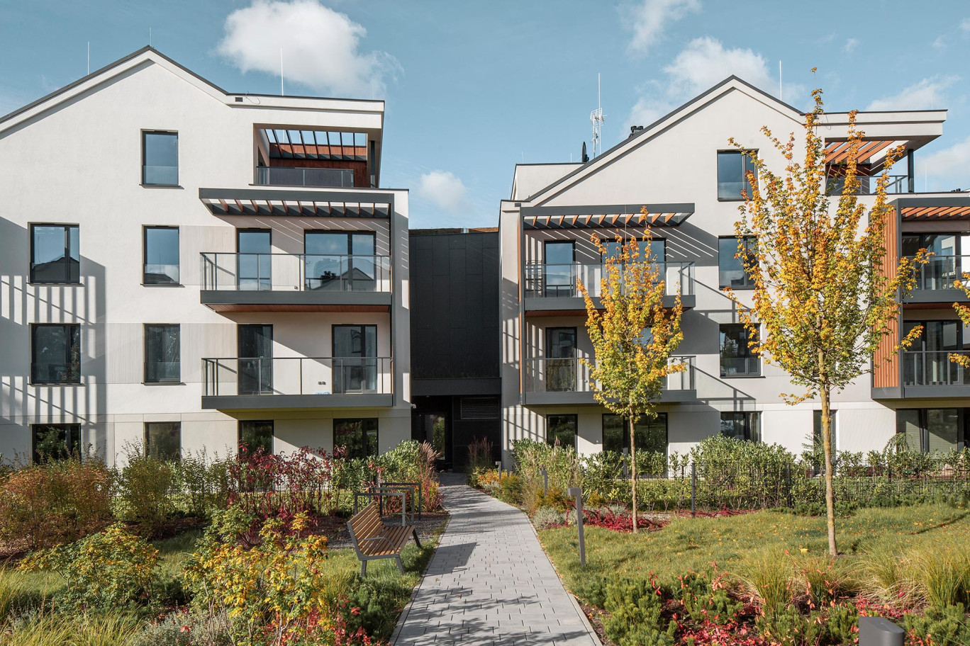 Przestrzeń osiedlowa Odea Park Gdańsk Aniołki